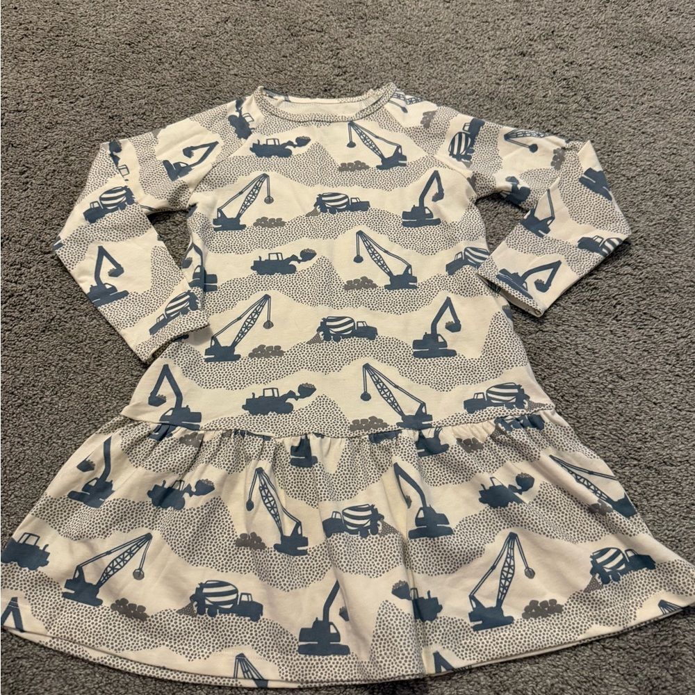 Winter Water Factory Construction Print Dress Sz 6 — image 2 of 5
